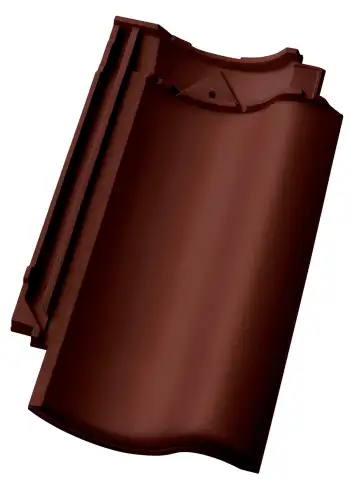 204 Nibra H-14 Nelskamp dakpan bruin engobe